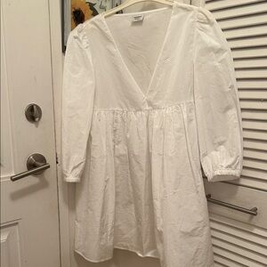 Sunday Best Ivory V-Neck Dress